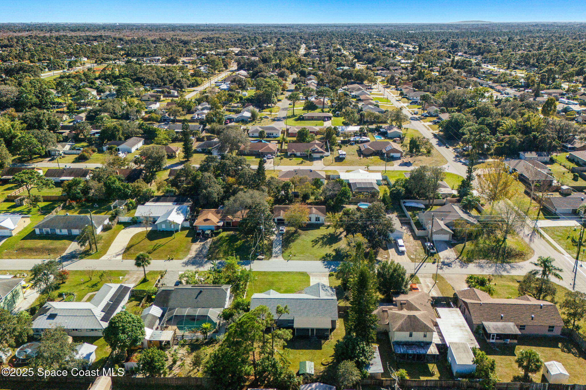 4852 Alfred Street Cocoa, FL 32927 - Photo 59 of 59 an aerial view of multiple house