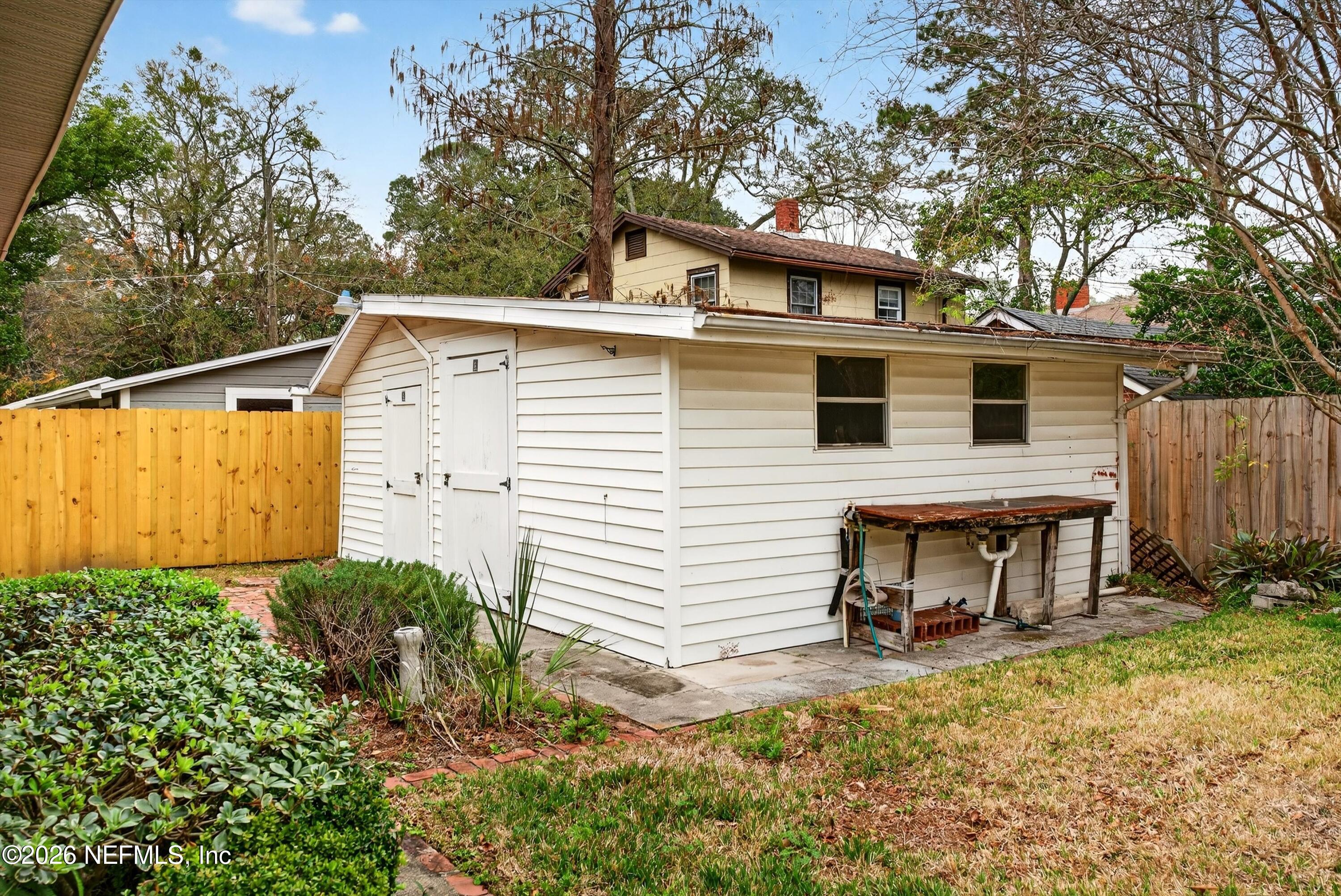 4755 French Street Jacksonville, FL 32205 - Photo 41 of 42 BACKYARD W/GARAGE