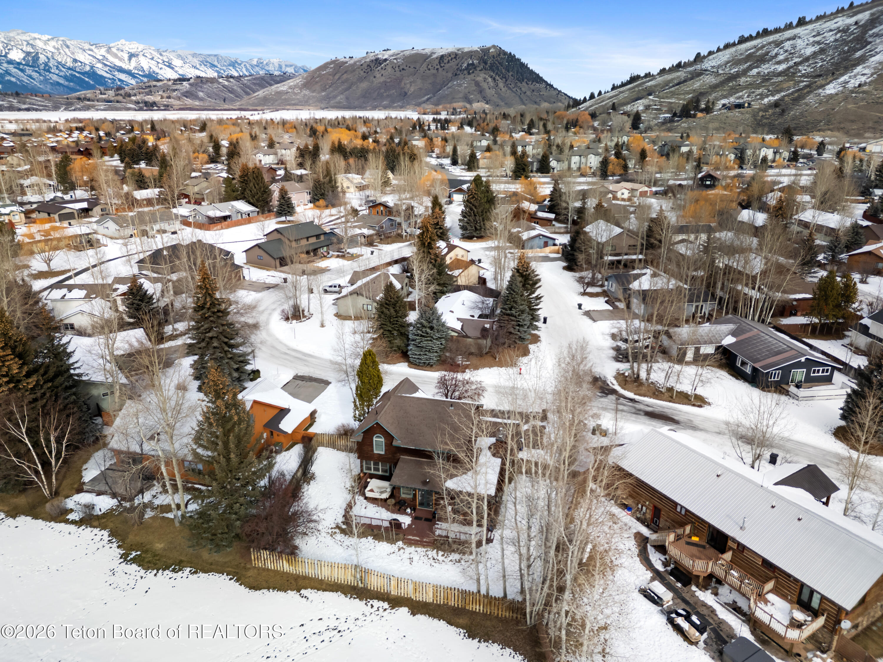 3017 Rangeview Drive Jackson, WY 83001 - Photo 2 of 28 2 Exterior Drone Rear Good