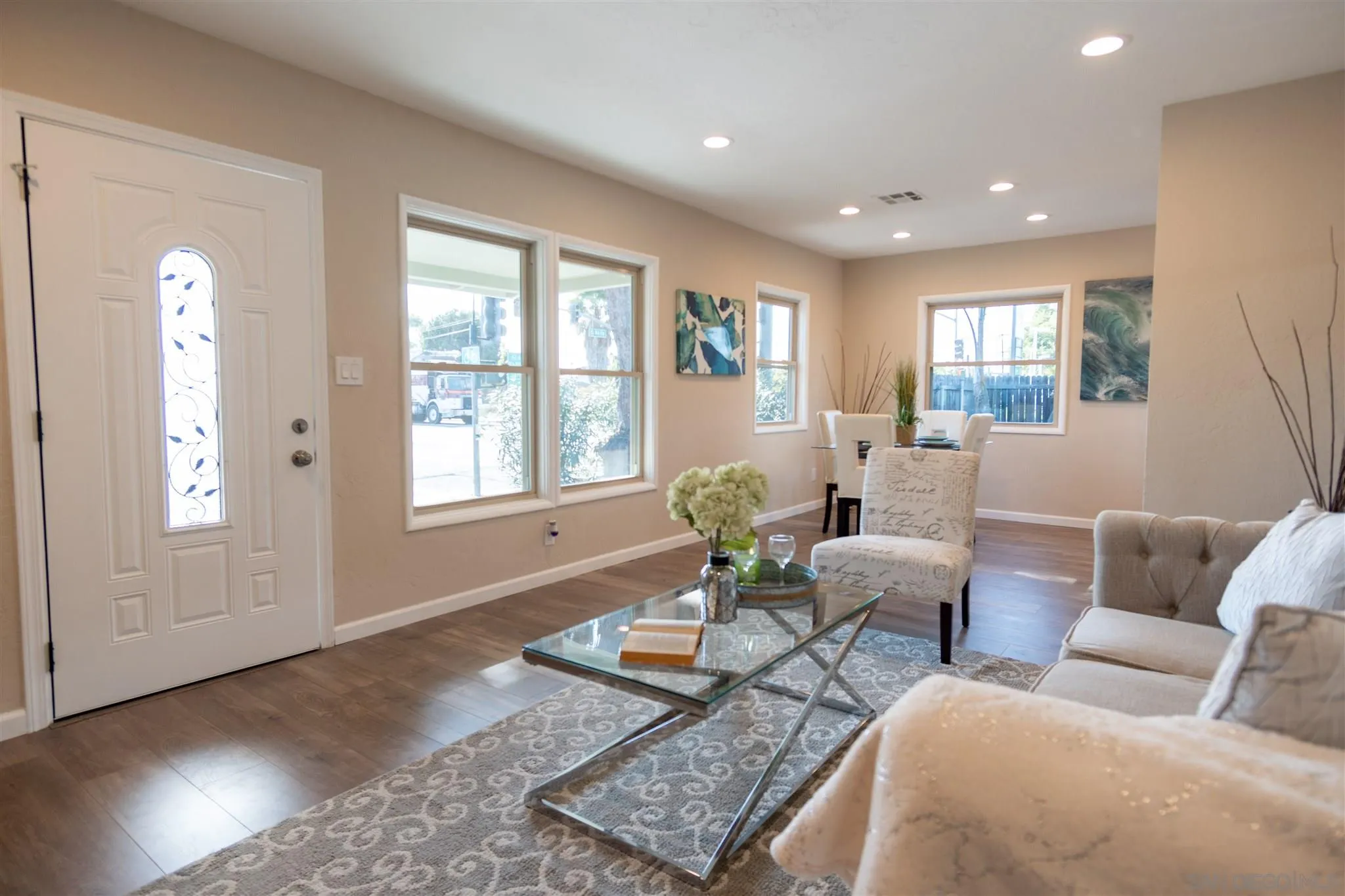 7204 Waite Drive La Mesa, CA 91941 - Photo 8 of 18 a living room with furniture and wooden floor