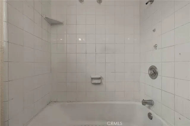 a close up of a bathtub