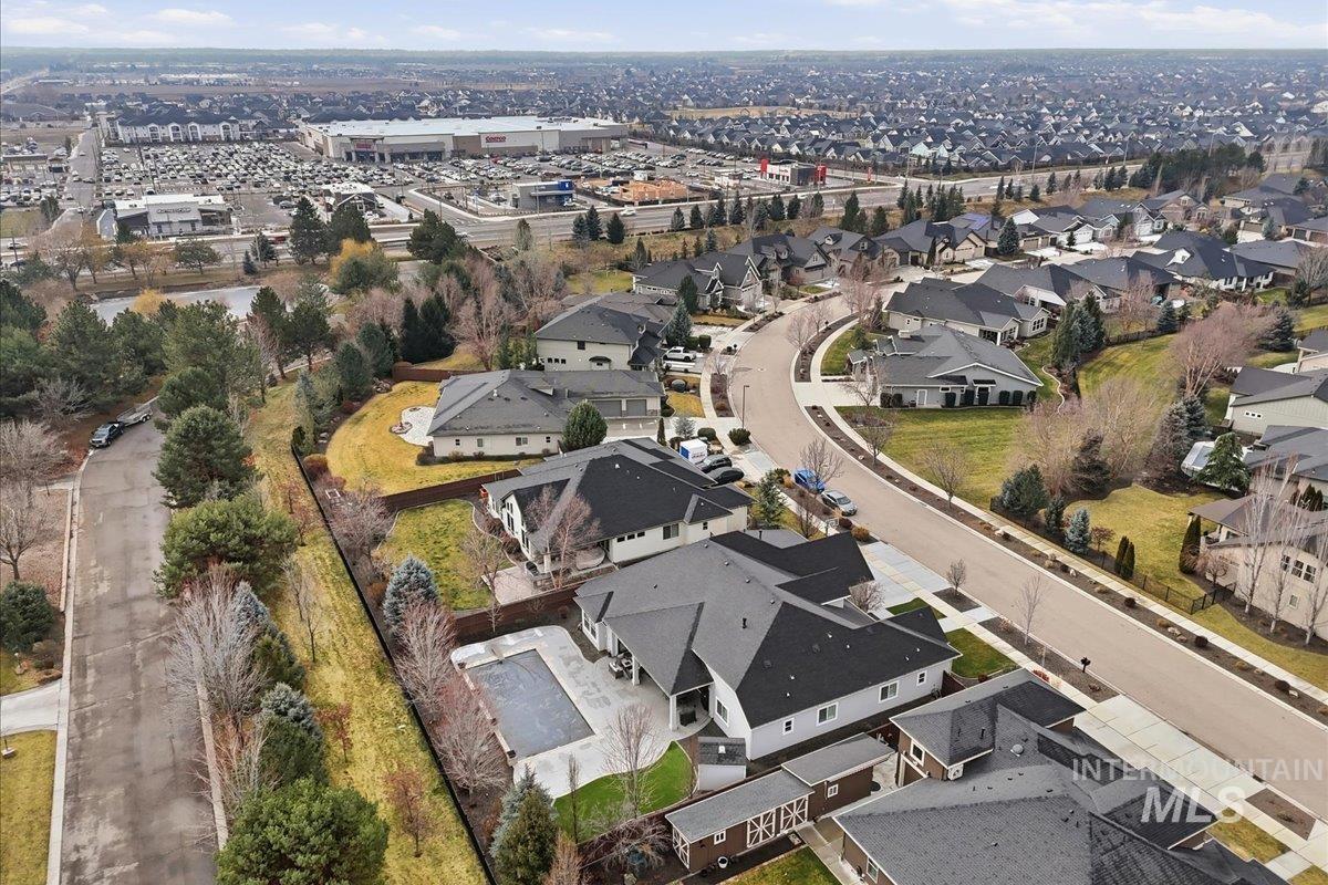 6590 North Fairborn Avenue Meridian, ID 83646 - Photo 46 of 49 Aerial view of property and surrounding area with nearby suburban area