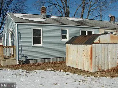 a backyard of a house