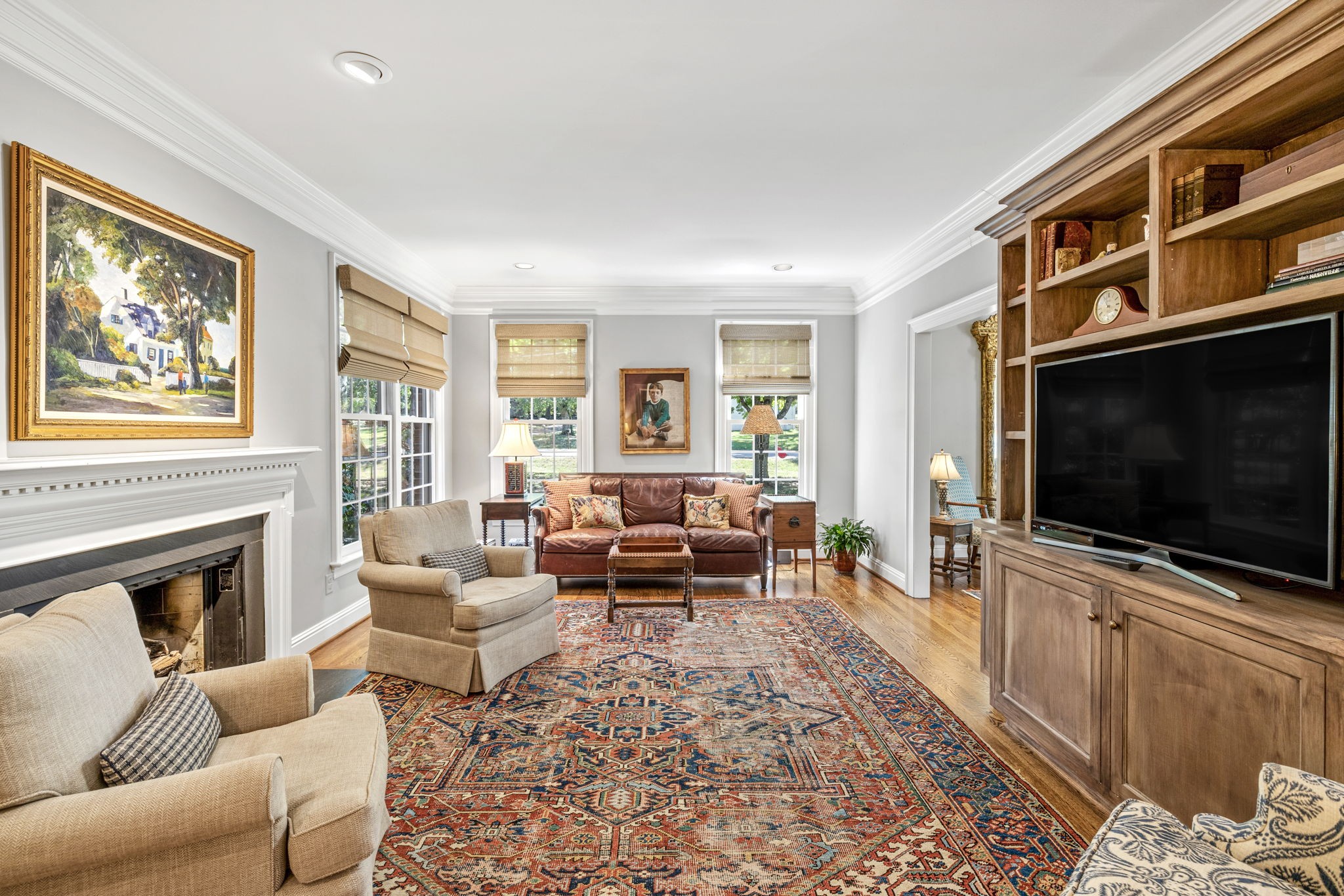 3618 Trimble Road Nashville, TN 37215 - Photo 11 of 46 a living room with furniture and a flat screen tv