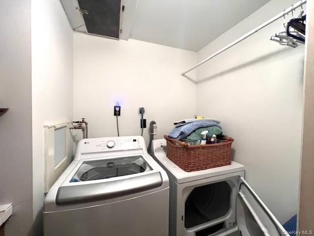 250 County Road 21 Barryville, NY 12719 - Photo 10 of 18 a utility room with dryer and washer