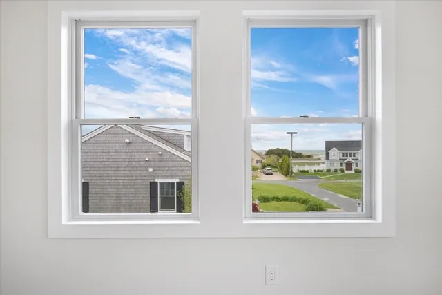 a view of sky from window