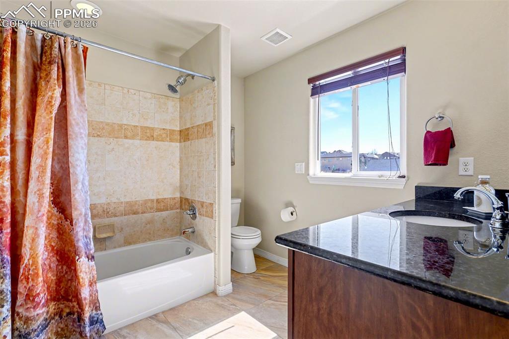 778 Gold Canyon Road Monument, CO 80132 - Photo 30 of 43 Upper level full bathroom serves the 3 bedrooms