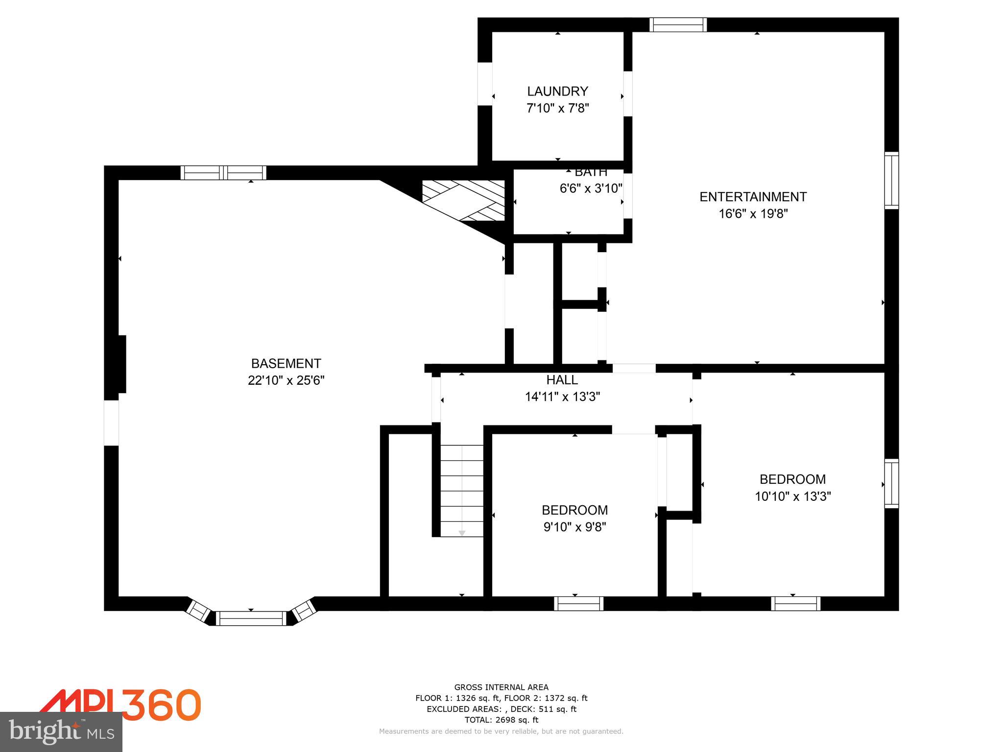 2432 Parallel Lane Silver Spring, MD 20904 - Photo 54 of 55 Lower level floor plan