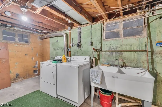 a view of a room with furniture