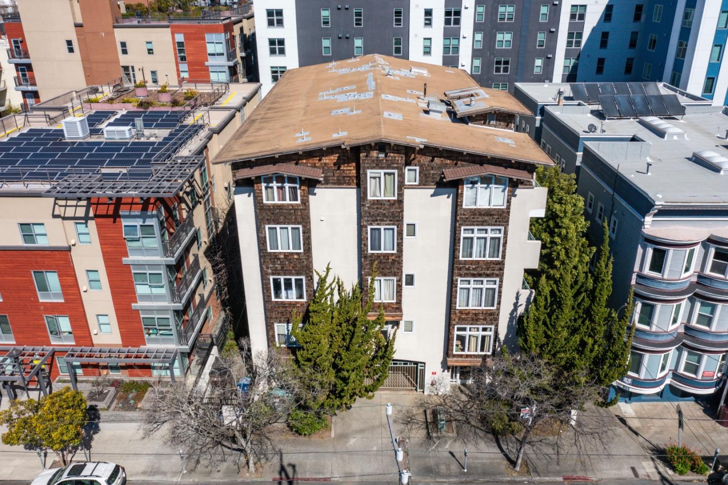 2029 Channing Way, Unit 3C Berkeley, CA 94704 - Photo 22 of 31 a aerial view of a house
