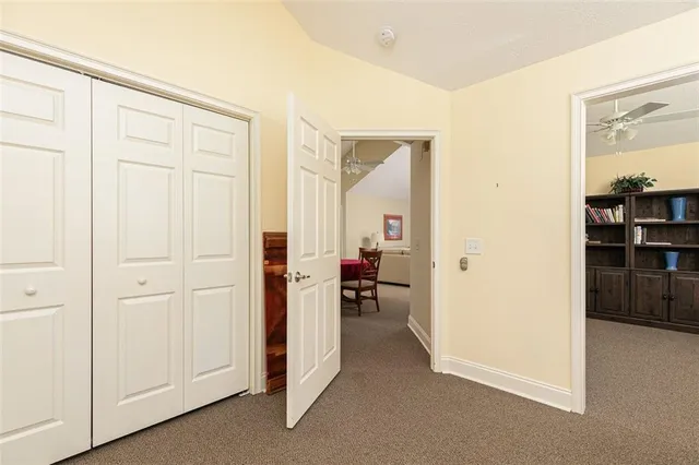 a view of a livingroom with entryway