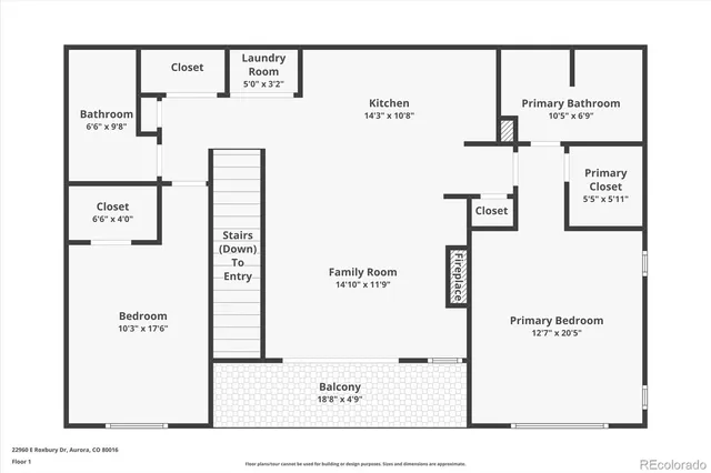 $340,000 | 22960 East Roxbury Drive, Unit F, Aurora, CO 80016