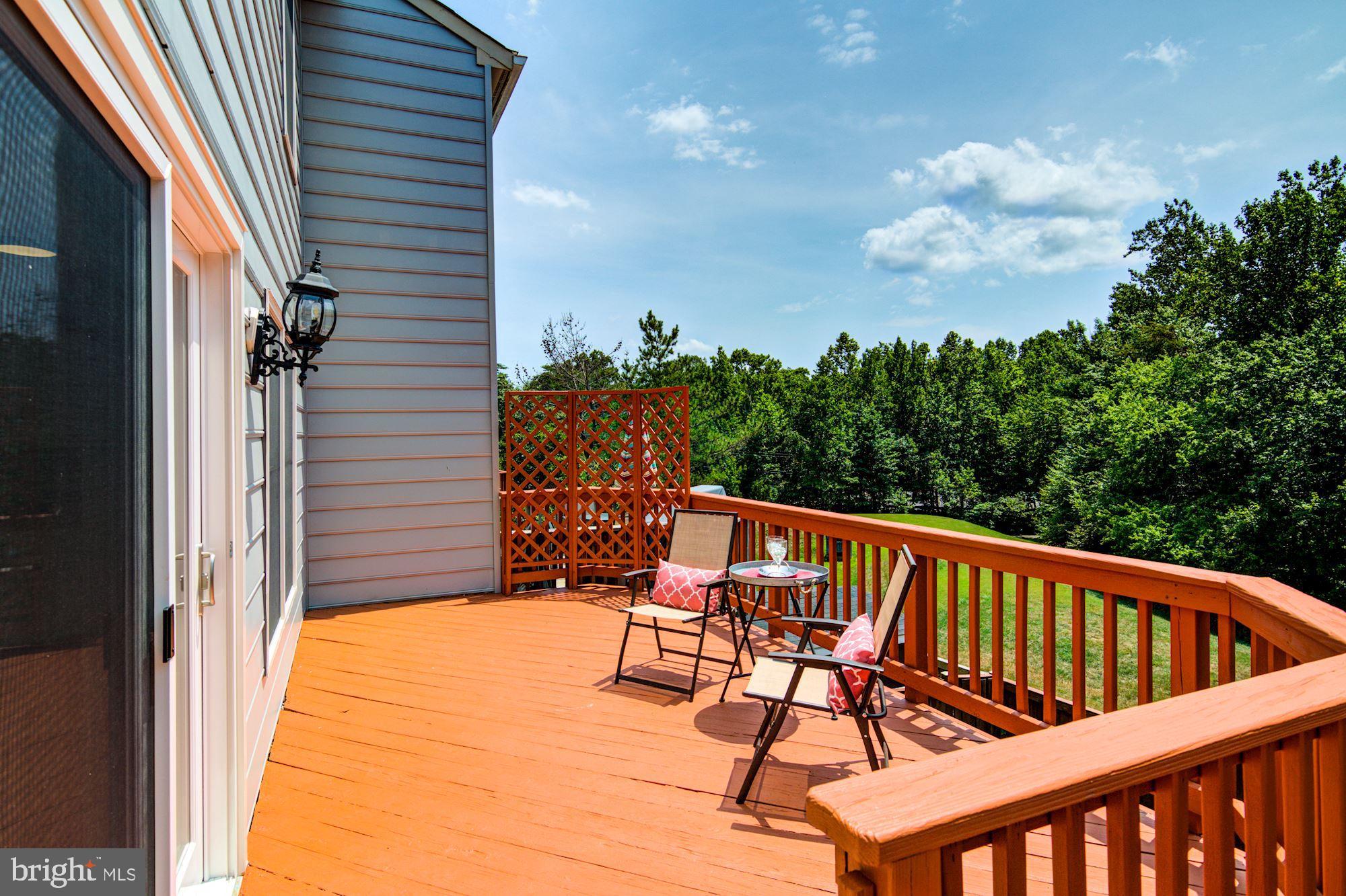 8720 Wadebrook Terrace Springfield, VA 22153 - Photo 26 of 33 Beautiful view from the deck