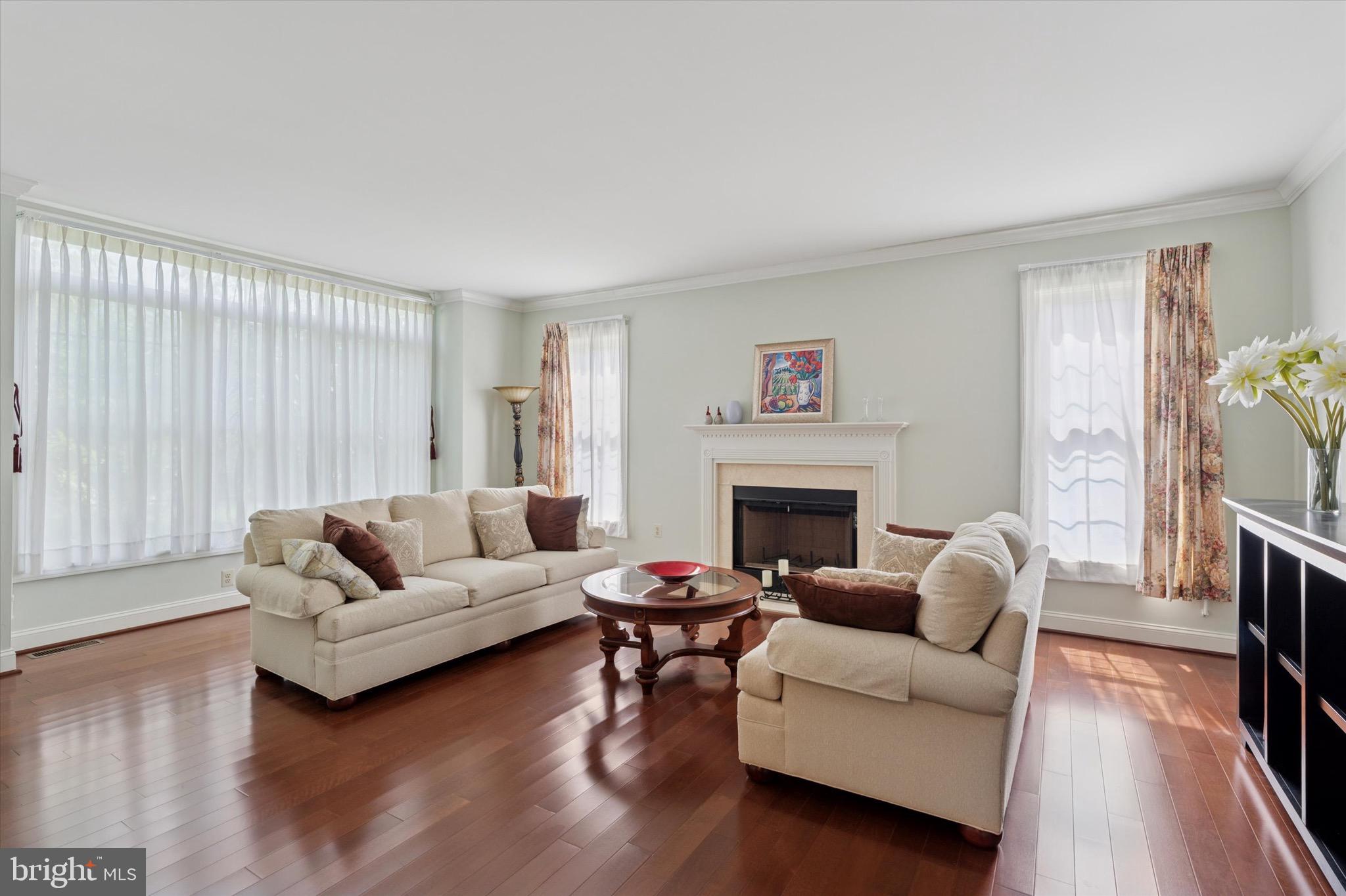 1375 Sloan Way Ambler, PA 19002 - Photo 6 of 54 a living room with furniture and a fireplace