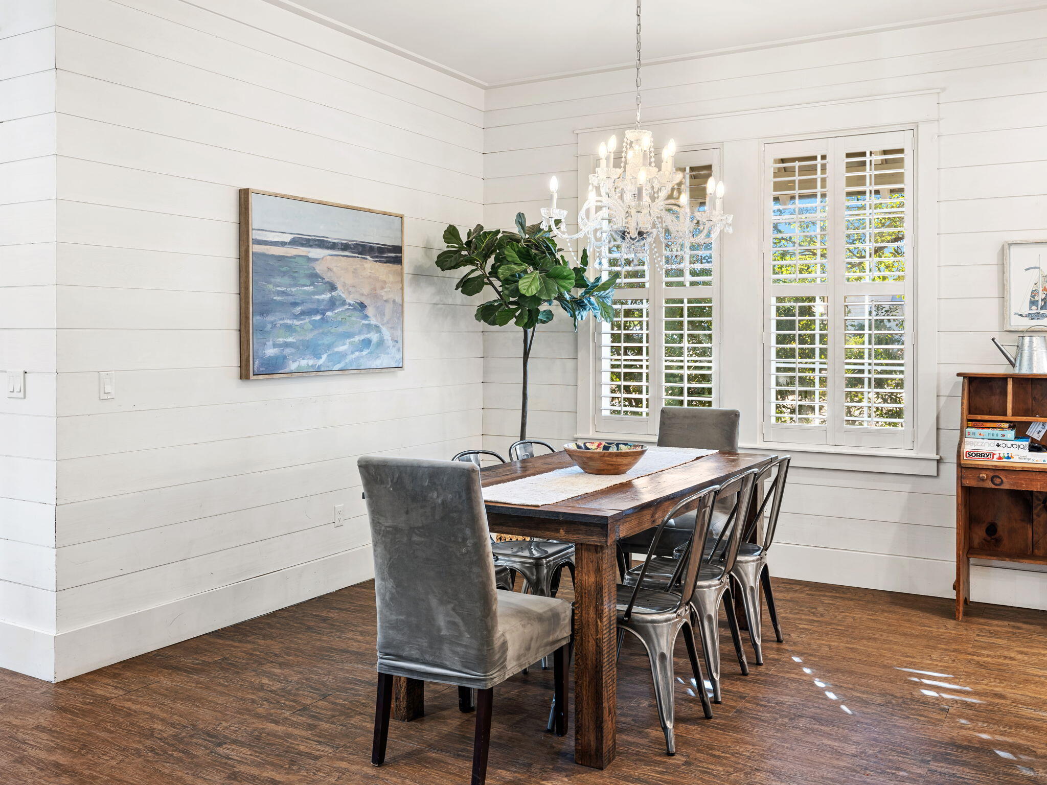 9 Willow Mist Road Inlet Beach, FL 32461 - Photo 11 of 52 a view of a dining room with furniture window and wooden floor