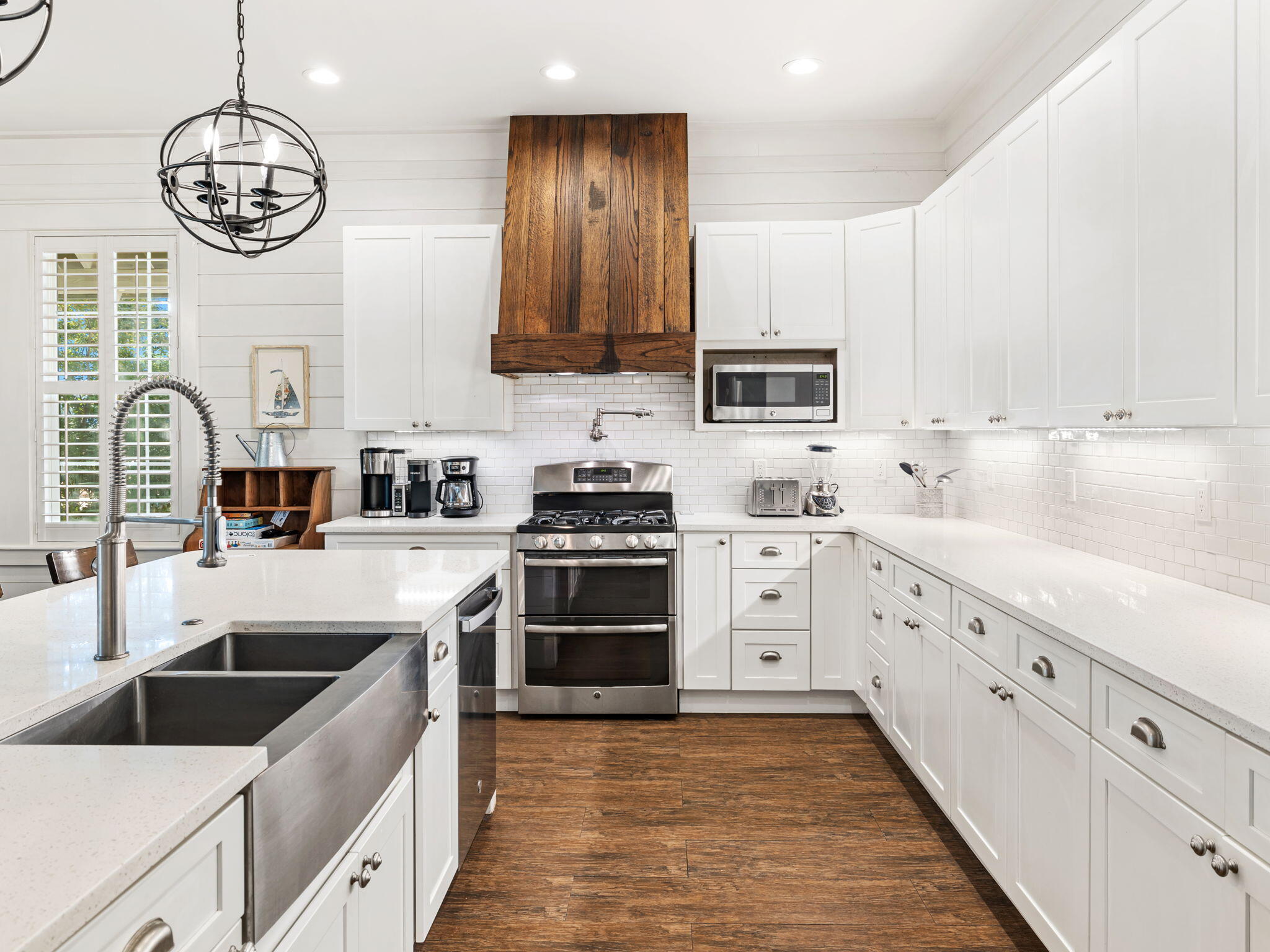 9 Willow Mist Road Inlet Beach, FL 32461 - Photo 12 of 52 a kitchen with stainless steel appliances granite countertop a sink and cabinets