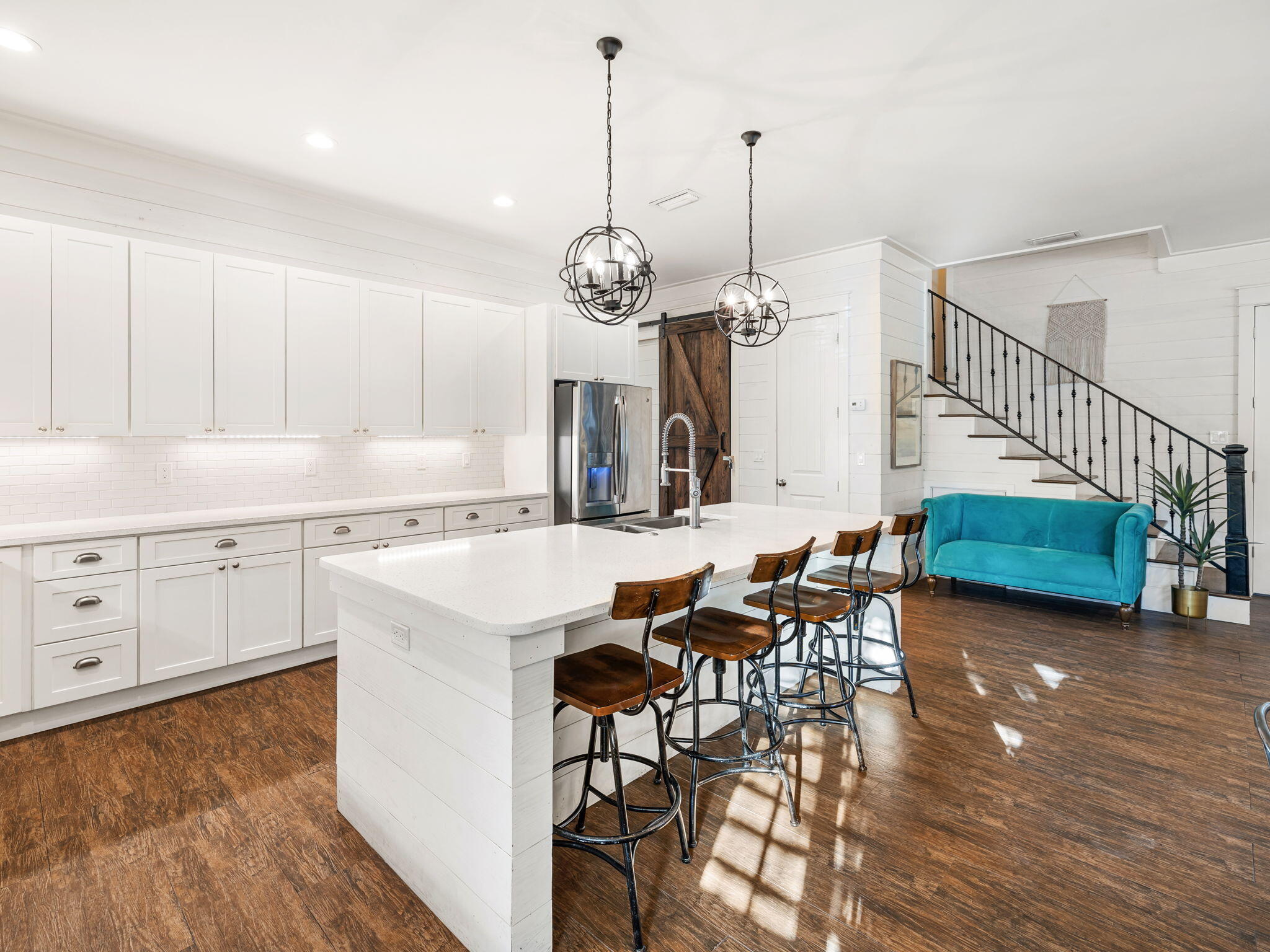 9 Willow Mist Road Inlet Beach, FL 32461 - Photo 18 of 52 a very nice looking dining room with a large window wooden floor and stainless steel appliances