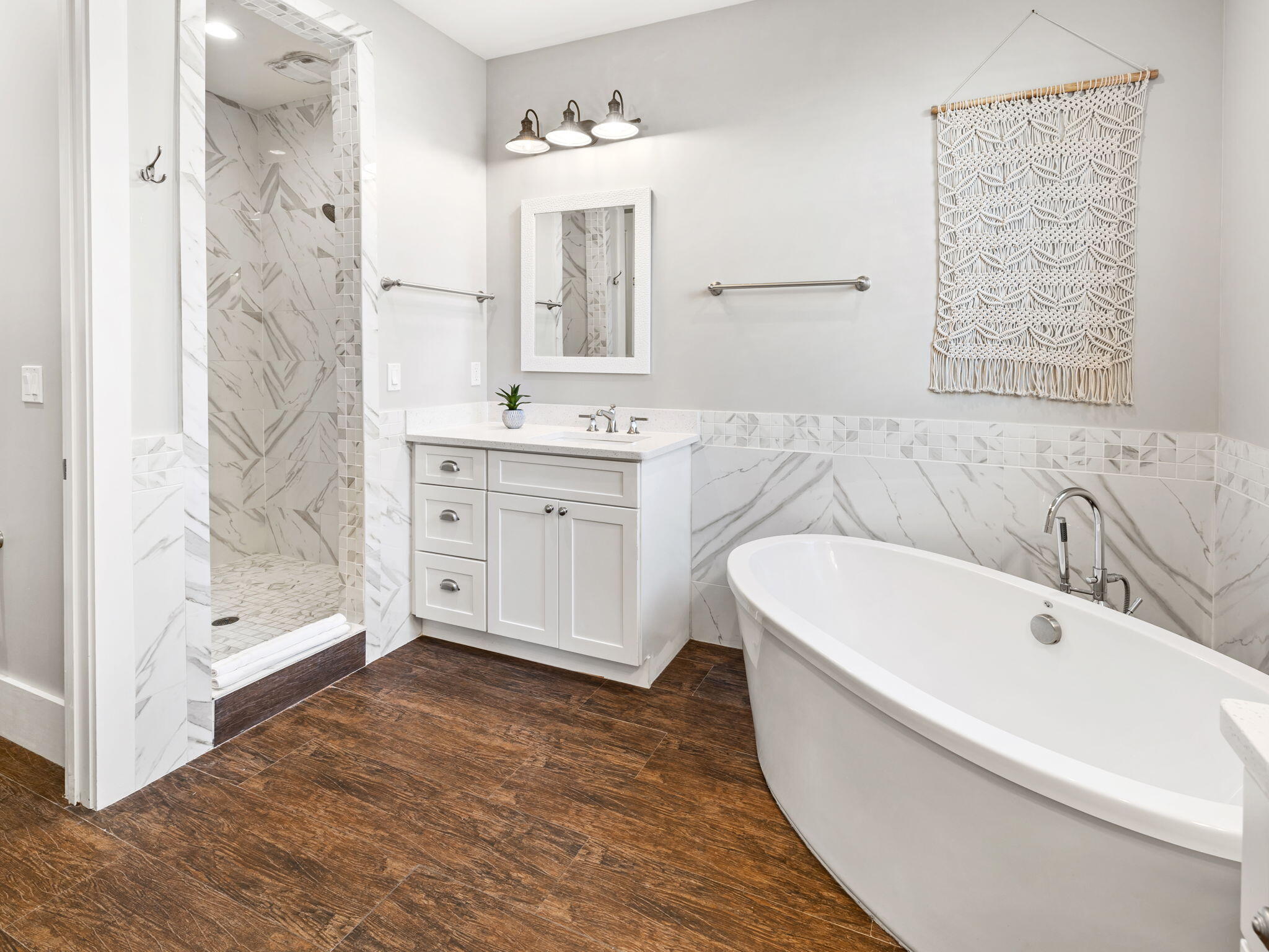 9 Willow Mist Road Inlet Beach, FL 32461 - Photo 29 of 52 a bathroom with a bathtub and a sink