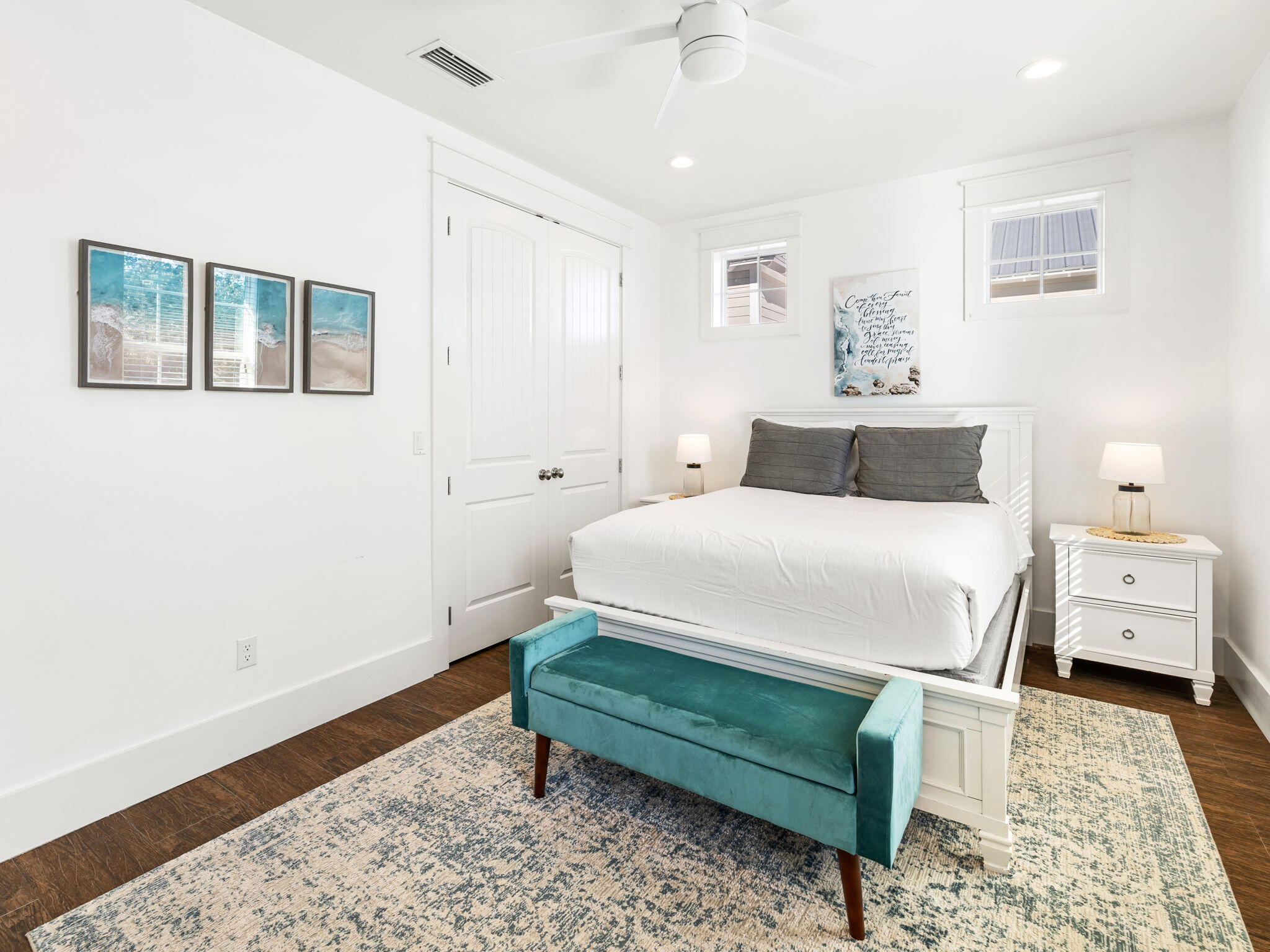 9 Willow Mist Road Inlet Beach, FL 32461 - Photo 37 of 52 a bedroom with a bed and a window