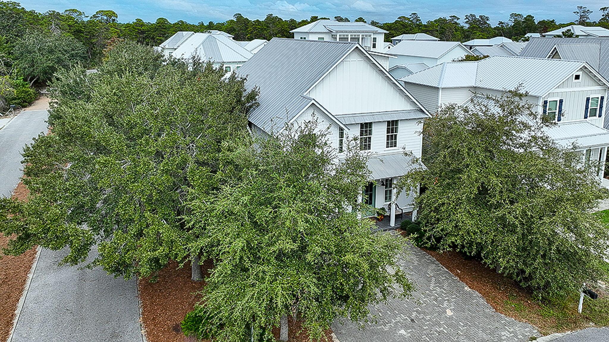 9 Willow Mist Road Inlet Beach, FL 32461 - Photo 4 of 52 an aerial view of a house