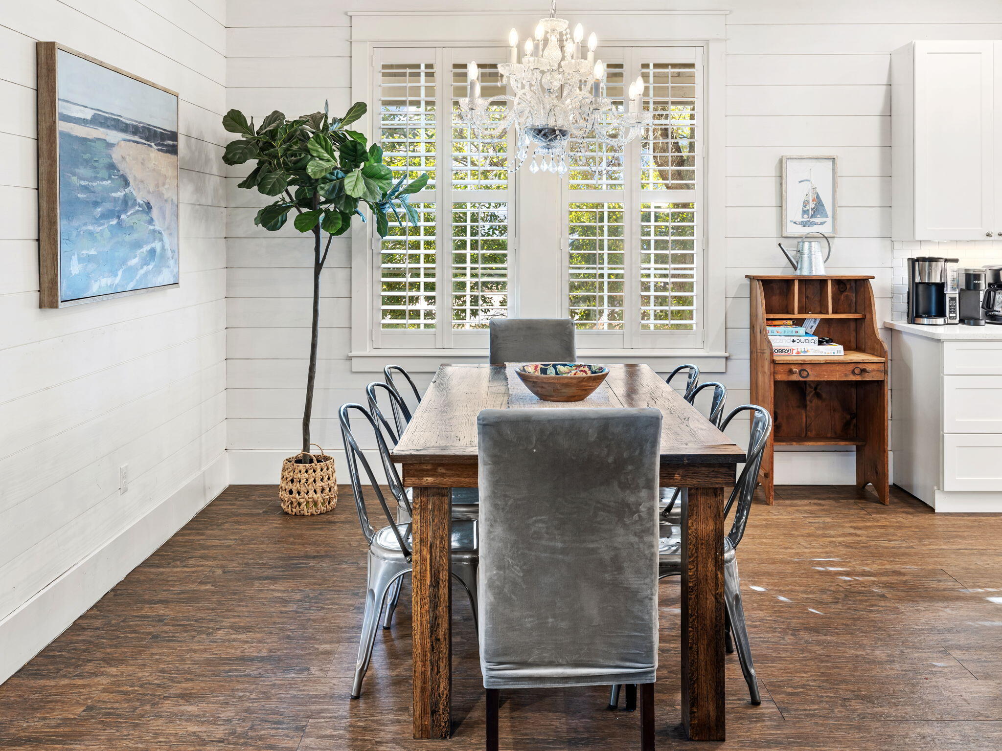 9 Willow Mist Road Inlet Beach, FL 32461 - Photo 10 of 52 a view of a dining room with furniture window and wooden floor