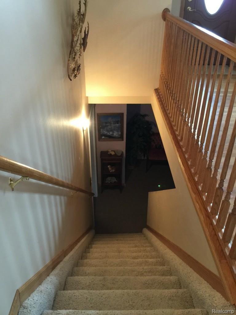 3122 County Farm Road Howell, MI 48843 - Photo 19 of 23 Going down stairs