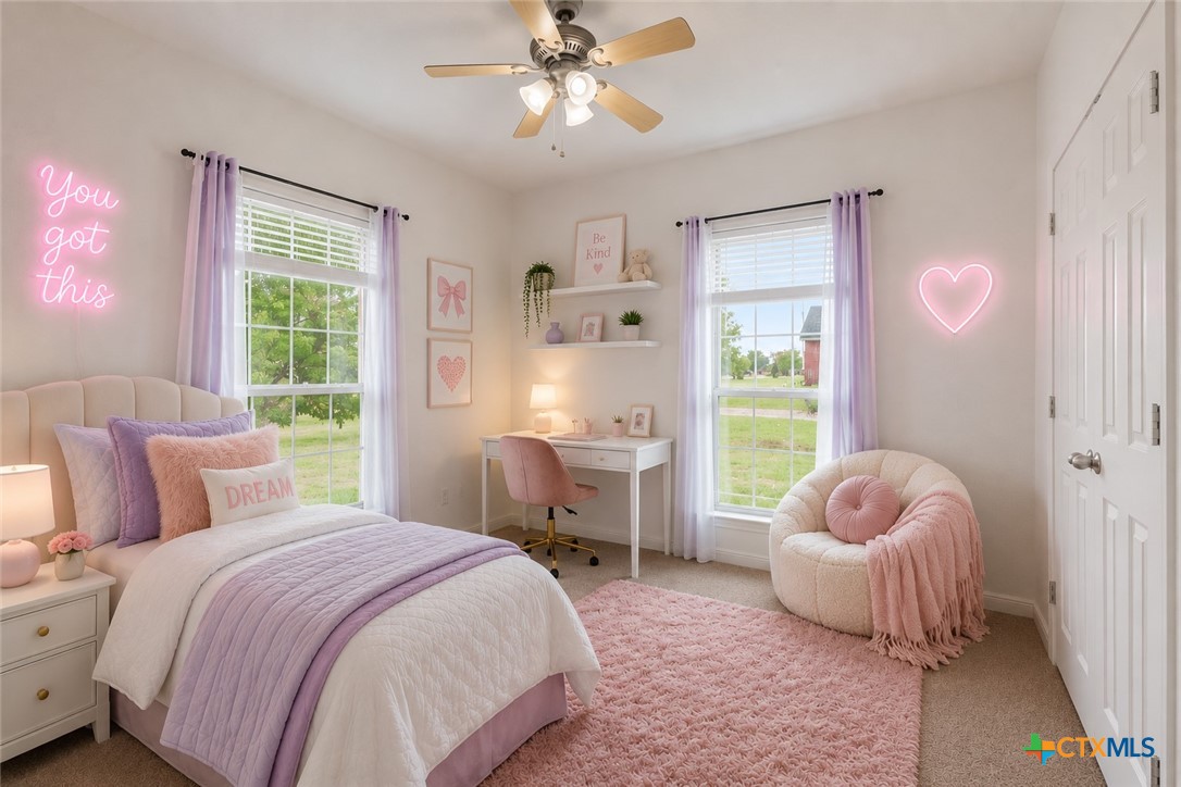 283 County Road 4710 Kempner, TX 76539 - Photo 31 of 47 a bedroom with a bed and a window