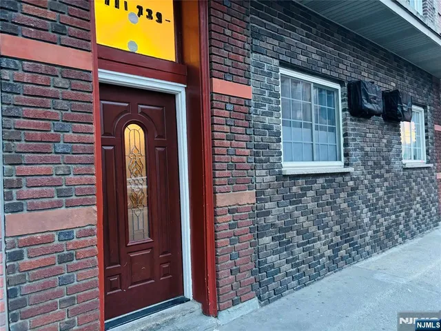 a view of front door of house