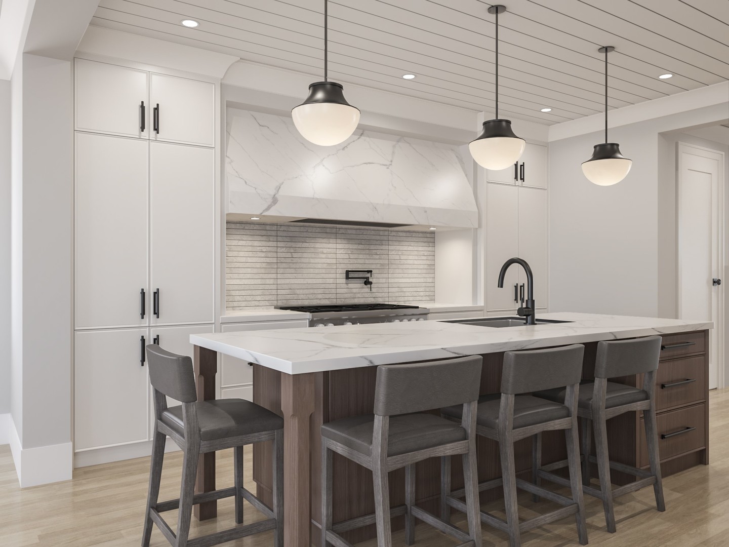 646 West Webster Avenue, Unit 2 Chicago, IL 60614 - Photo 3 of 4 a kitchen with a dining table and chairs