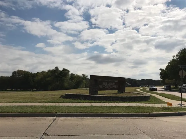 a view of grassy field