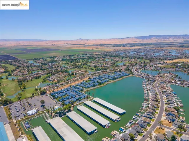 a view of a city with an ocean