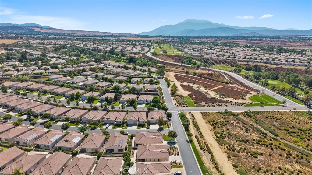 1706 Brittney Road Beaumont, CA 92223 - Photo 42 of 44 an aerial view of residential building with outdoor space