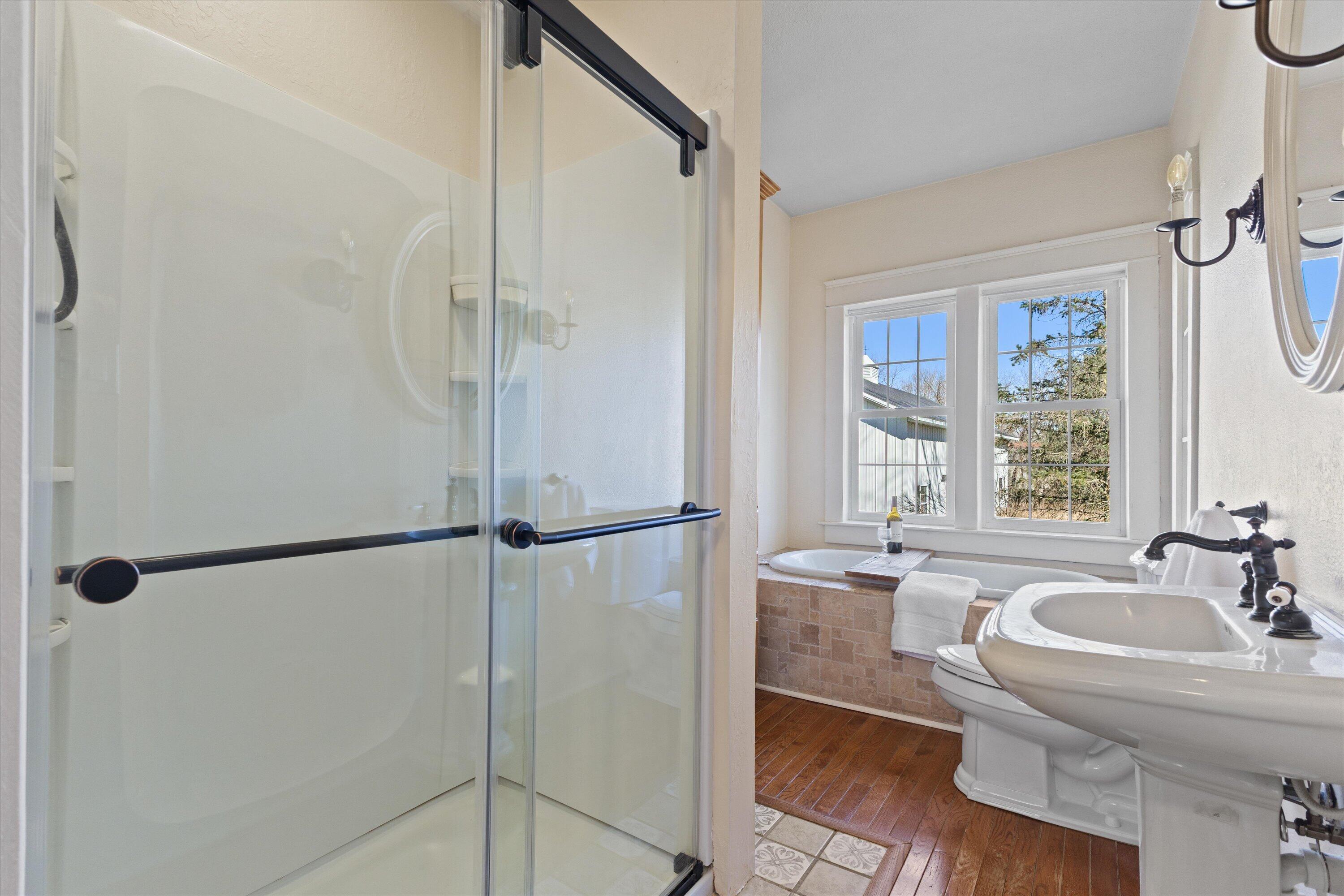 S38W31902 Wern Way Genesee, WI 53189 - Photo 15 of 67 Main floor full bath with walk in shower stall