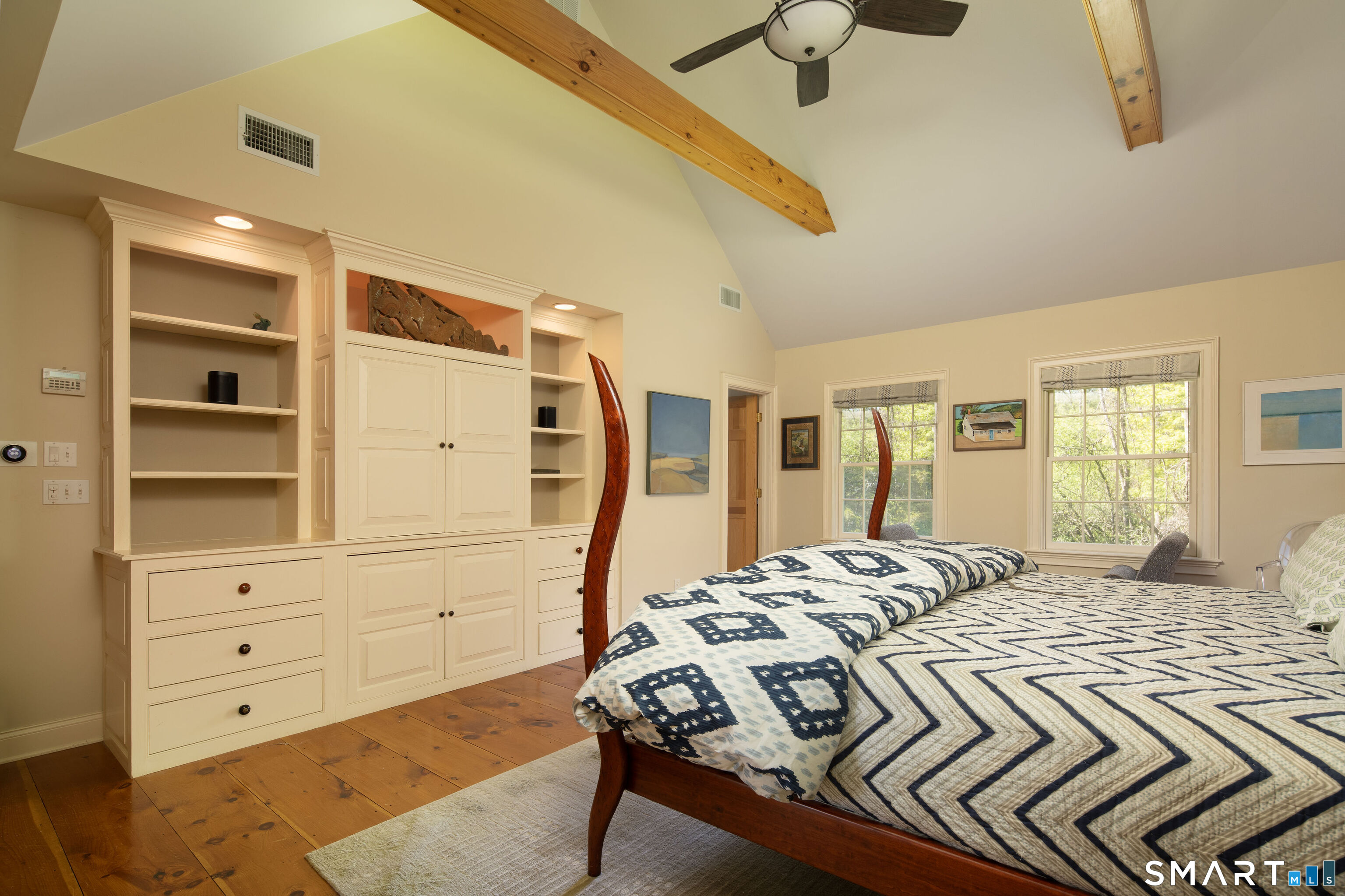 7 Cooper Hill Road Salisbury, CT 06068 - Photo 25 of 36 a bedroom with a bed and a window