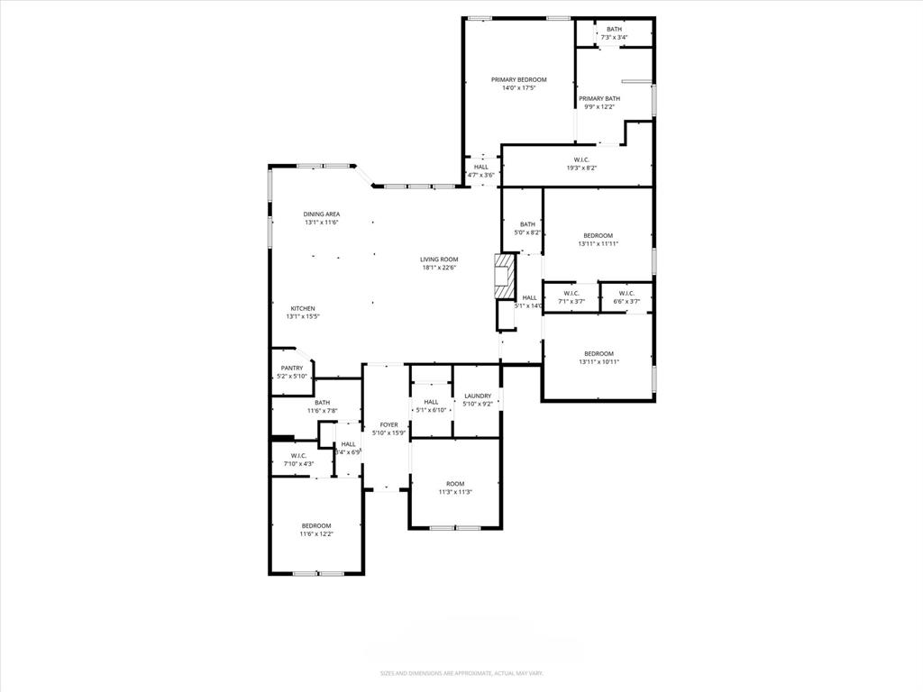 150 Chester Road Springtown, TX 76082 - Photo 40 of 40 a picture of a floor plan