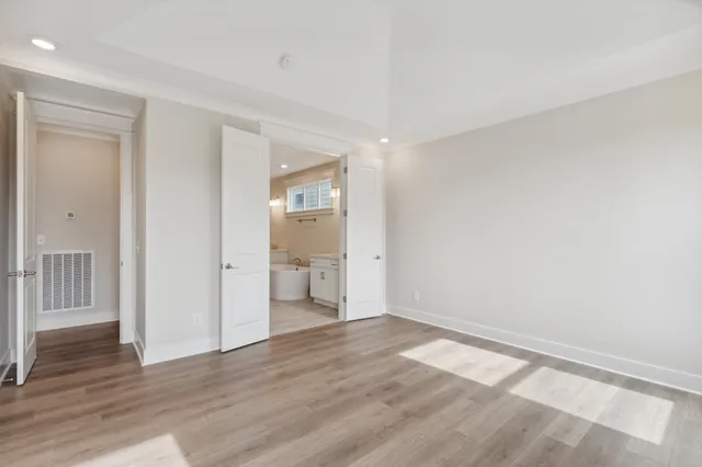 wooden floor in an empty room