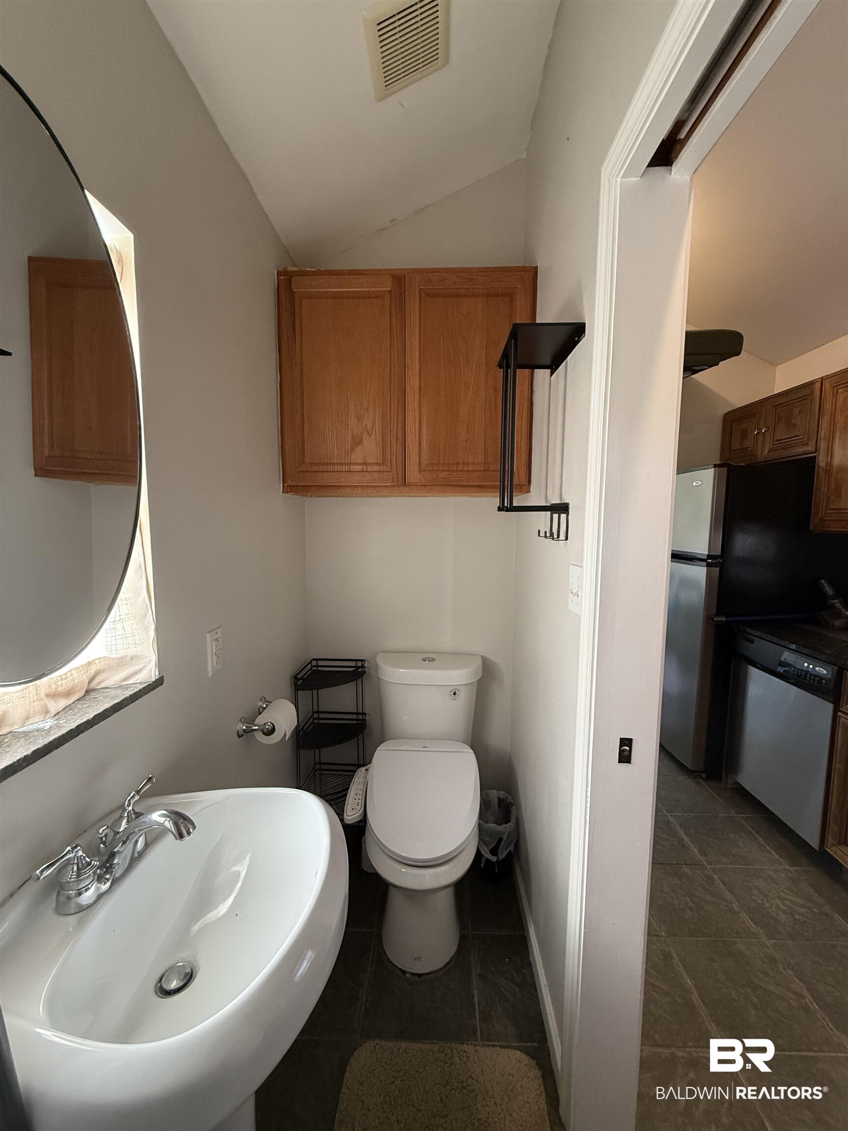 28114 Preserve Trail, Unit 190 Elberta, AL 36530 - Photo 32 of 69 Bathroom featuring toilet and vaulted ceiling