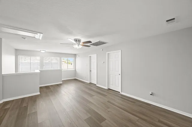 wooden floor in an empty room