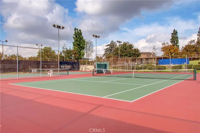 a view of a tennis court
