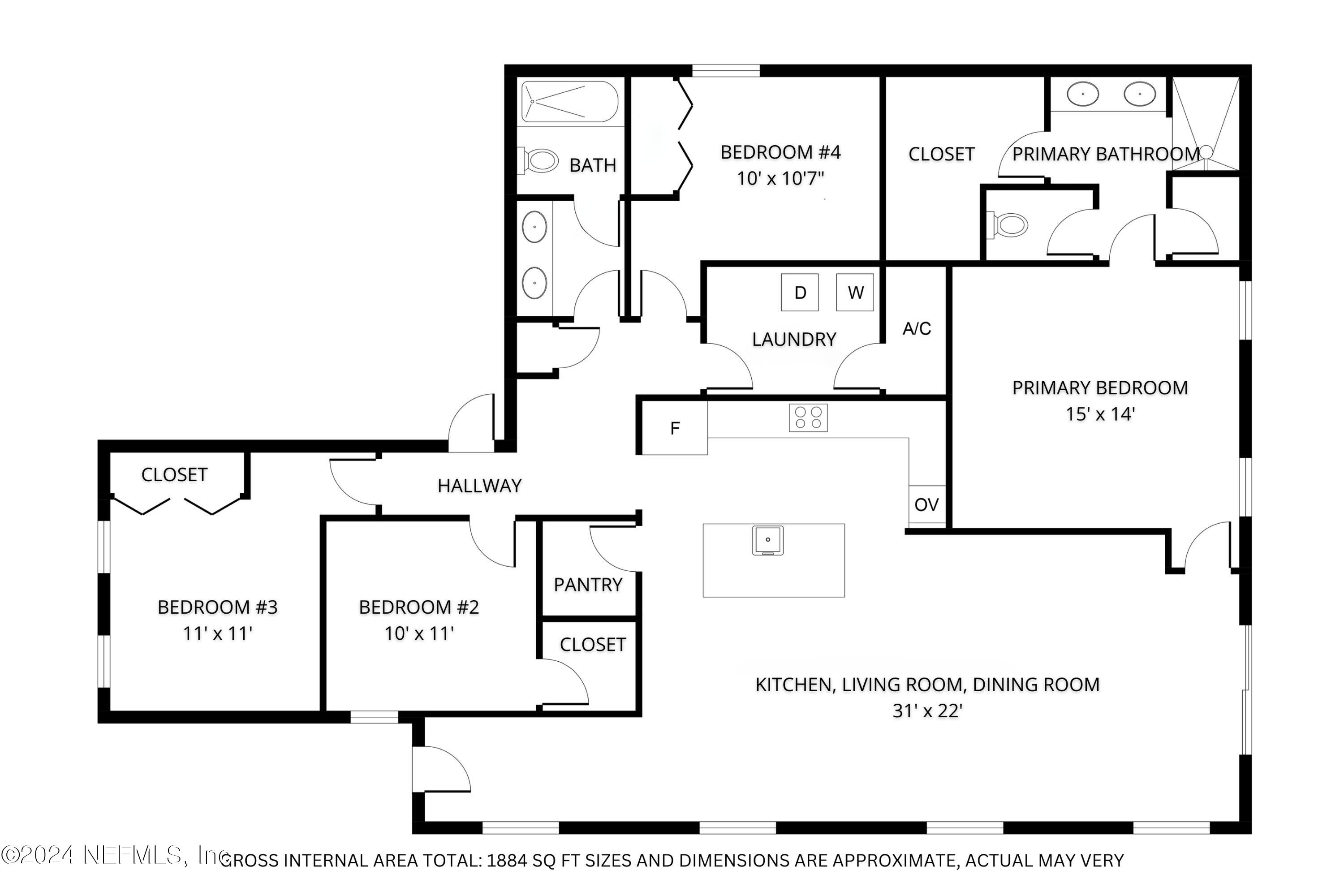 152 Windermere Way St. Augustine, FL 32095 - Photo 47 of 47 Floor Plan