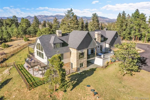 a view of city and mountain