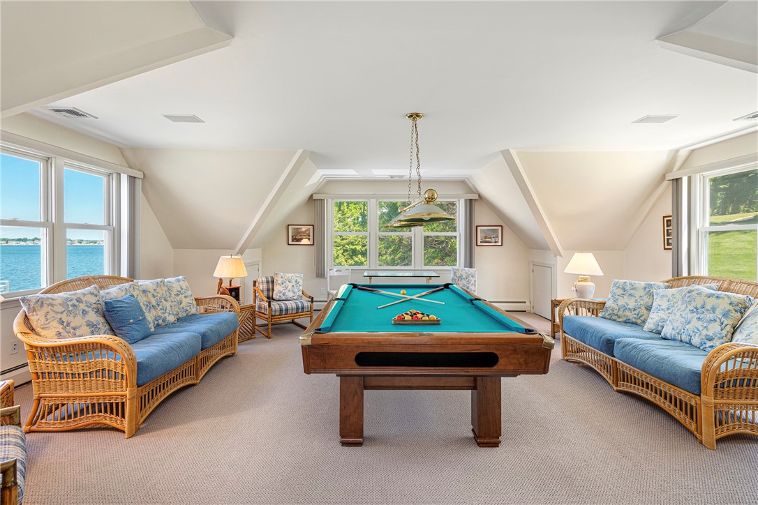 149 Nanaquaket Road Tiverton, RI 02878 - Photo 44 of 45 Game room or another bedroom. Ideal bunk room with water views.