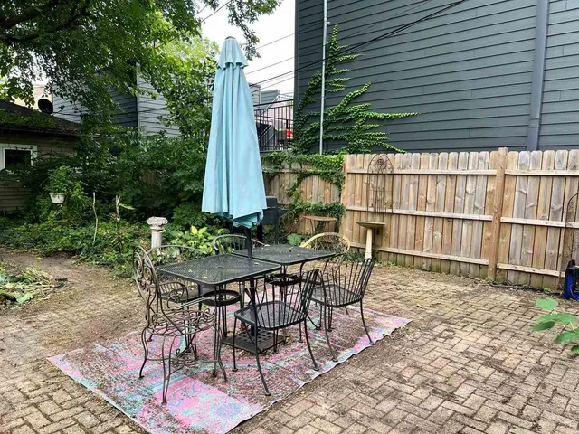 a view of living room and utility room