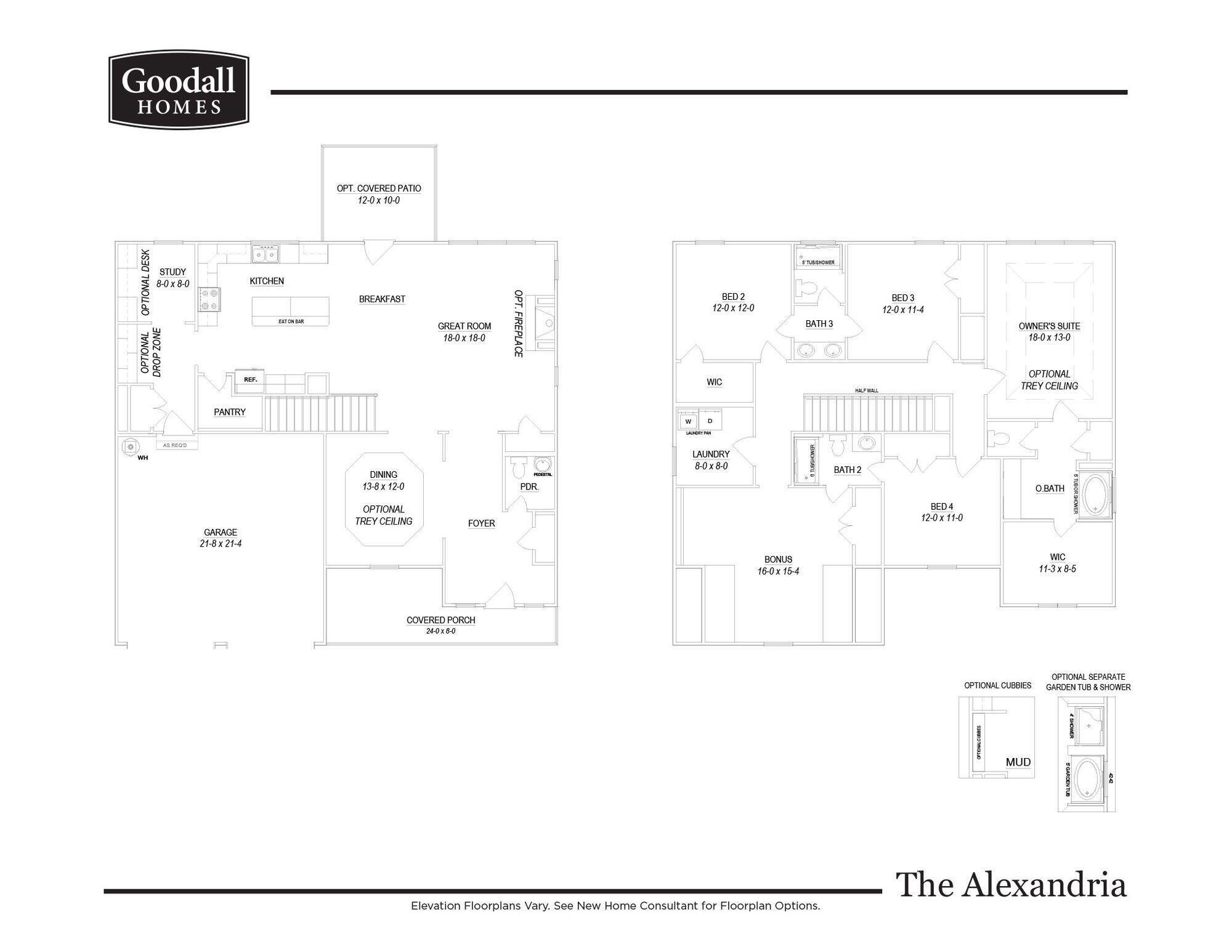 1717 Buttonwood Loop Chattanooga, TN 37421 - Photo 42 of 42 Builder Floor Plan