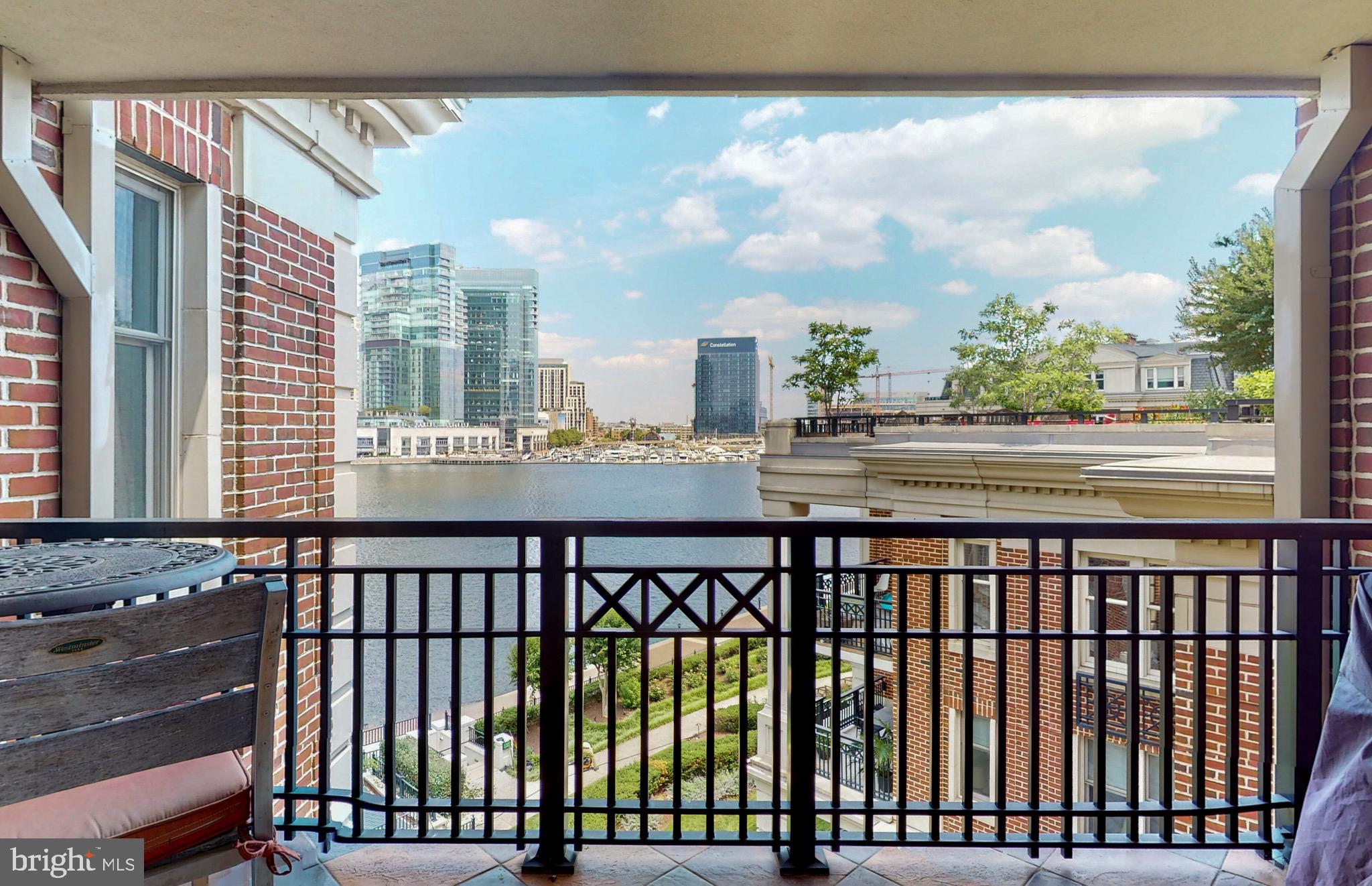 801 Key Highway, Unit T11 Baltimore, MD 21230 - Photo 30 of 86 a view of a balcony with city view