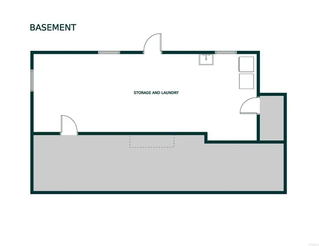 a picture of door with a white wall