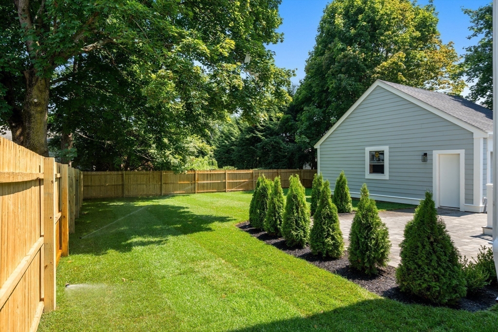 128 Webster Street Needham, MA 02494 - Photo 26 of 30 a view of back yard of the house