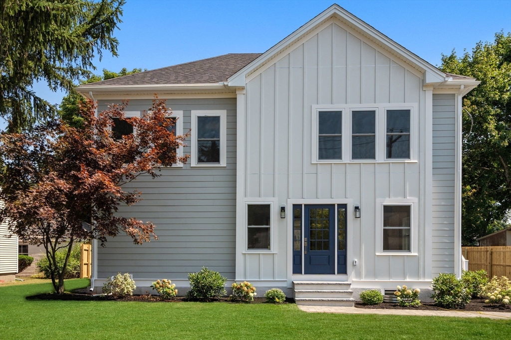 128 Webster Street Needham, MA 02494 - Photo 3 of 30 front view of a house and a yard