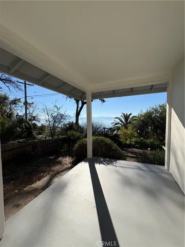 a view of balcony with couch