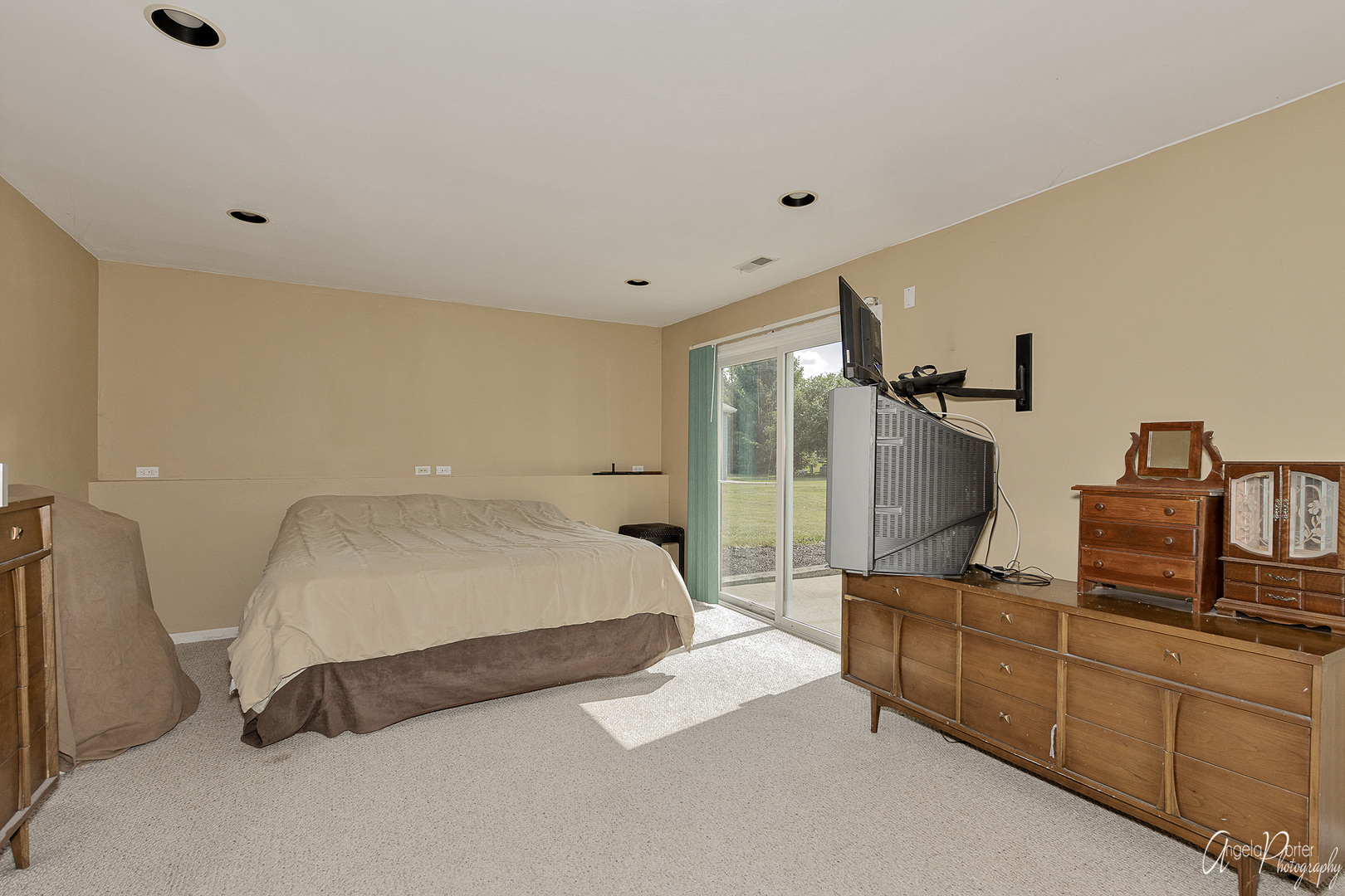 9719 Richardson Road Spring Grove, IL 60081 - Photo 11 of 26 a bedroom with furniture and flat screen tv